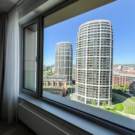 View In Sky Park By Zaha Hadid アパート ブラチスラヴァ