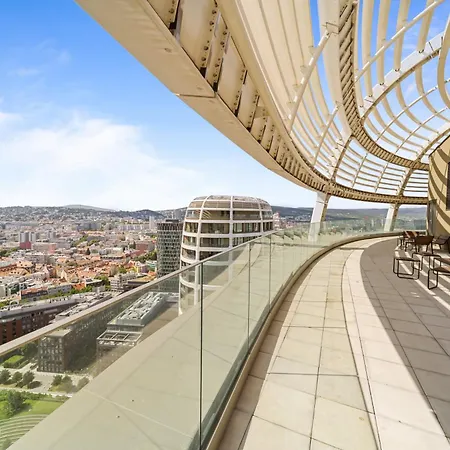 View In Sky Park By Zaha Hadid Lägenhet Bratislava